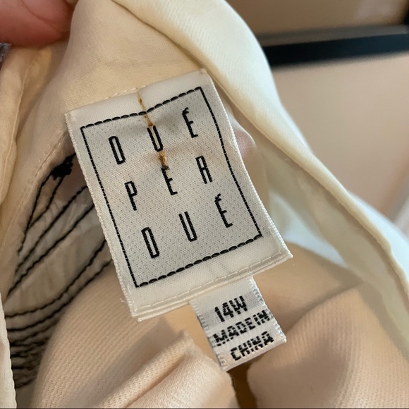 Due Per Due Embroidered large flower silk long sleeve blouse - Picture 6 of 7